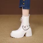 Handcrafted Leather Women’s Shoes: Elegant Artistry & Luxury Quality(EyunshangxCA2988-1)