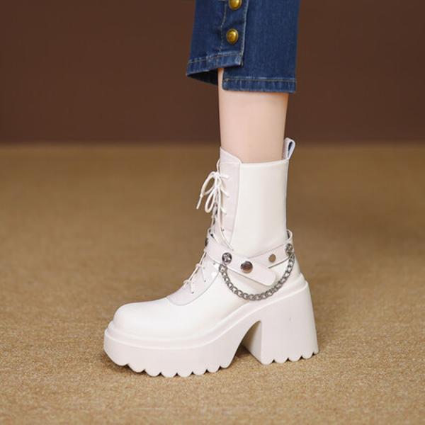 Handcrafted Leather Women’s Shoes: Elegant Artistry & Luxury Quality(EyunshangxCA2988-1)