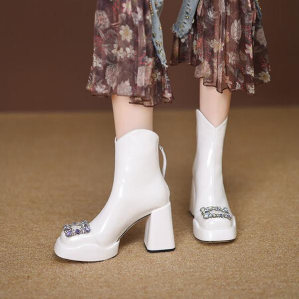 Exquisite Handcrafted Leather Women's Shoes: Luxury Elegance Redefined(EyunshangxCA2993)