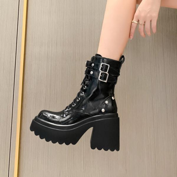 Luxurious Handcrafted Genuine Leather Women's Shoes: Elegance Redefined(EyunshangxCA2989)