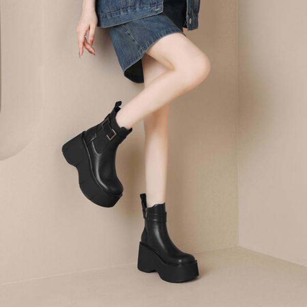 Handcrafted Leather Women's Shoes: Luxury Crafted Elegance(EyunshangxMA3117)