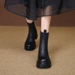 Handcrafted Luxury Leather Women's Shoes: Elegance in Every Stitch(EyunshangxZC2996)