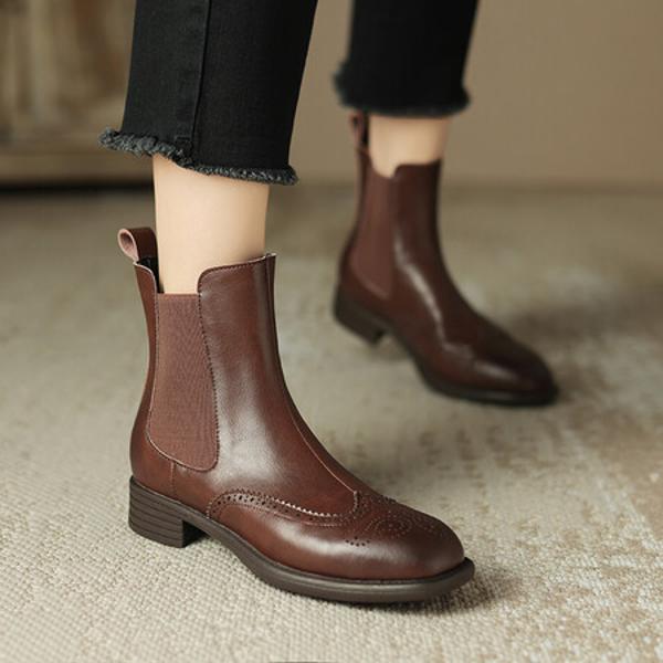 Handcrafted Luxury Leather Women's Shoes with Elegant Craftsmanship(EyunshangxZC2316)