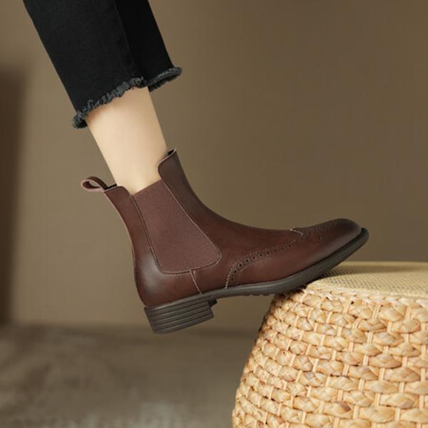 Handcrafted Luxury Leather Women's Shoes with Elegant Craftsmanship(EyunshangxZC2316)