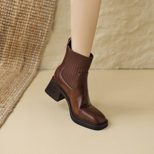 Artisan Crafted Luxury Leather Women's Shoes, Elegance Redefined(EyunshangxYSC2326)