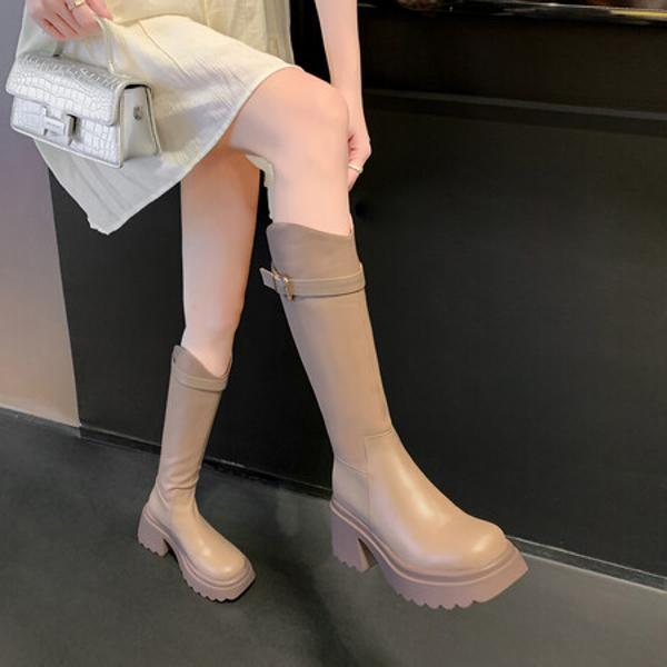 Elegant Handmade Leather Women's Shoes of Luxury Craftsmanship(EyunshangxYSL8107-2)