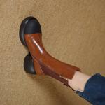 Handcrafted Genuine Leather Women's Shoes - Elegant Luxury Quality(EyunshangxYSZ2633)