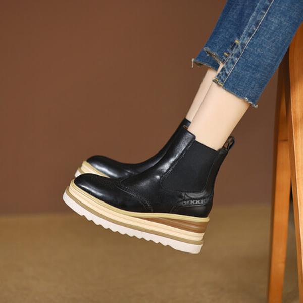 Elegance Redefined: Handcrafted Genuine Leather Women’s Shoes with Luxurious Craftsmanship(EyunshangxYSZ2629)