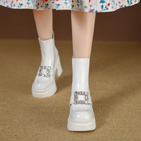 Handcrafted Genuine Leather Women's Shoes: Elegant, Luxurious Quality and Craftsmanship(EyunshangxYSC2979)