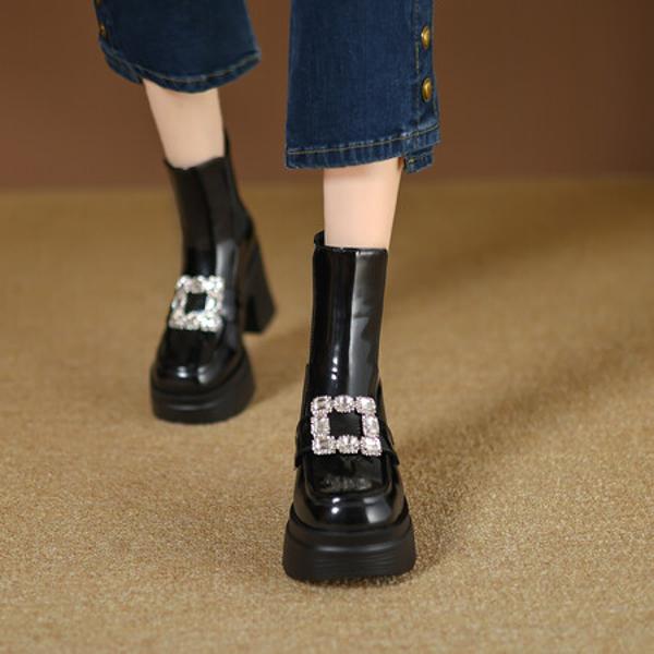 Handcrafted Genuine Leather Women's Shoes: Elegant, Luxurious Quality and Craftsmanship(EyunshangxYSC2979)