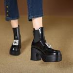 Handcrafted Genuine Leather Women's Shoes: Elegant, Luxurious Quality and Craftsmanship(EyunshangxYSC2979)