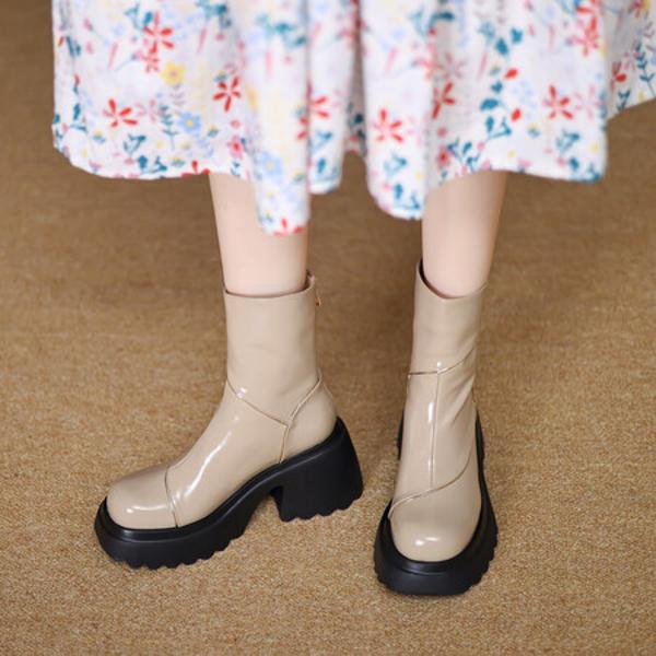 Elegant Handcrafted Genuine Leather Women’s Shoes - Luxurious Craftsmanship(EyunshangxYSZ2638-2)