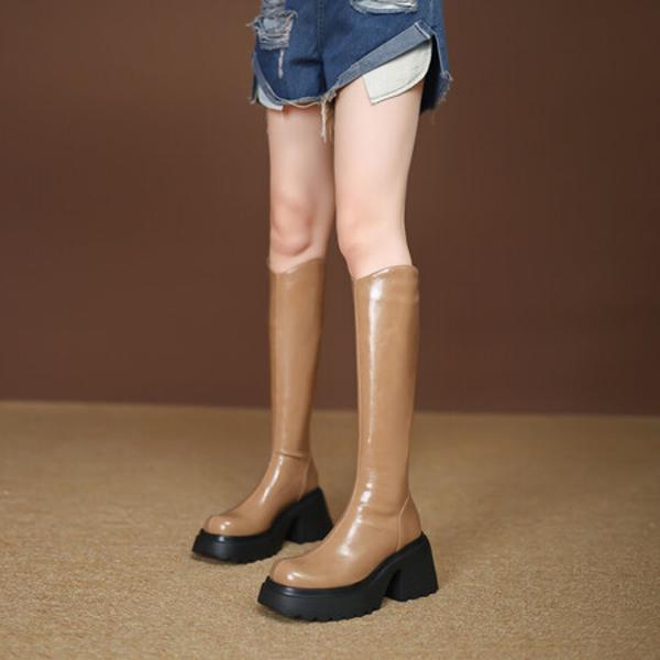 Crafted Elegance: Luxurious Handmade Leather Women's Shoes of Exquisite Quality(EyunshangxYSZ2642-2)