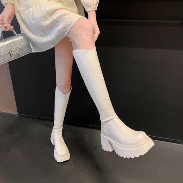 Crafted Elegance: Luxurious Handmade Leather Women's Shoes of Exquisite Quality(EyunshangxYSZ2642-2)