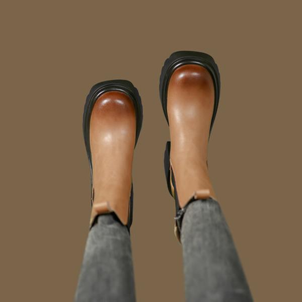 Handcrafted Genuine Leather Women's Shoes: Luxury, Elegance & Quality Craftsmanship(EyunshangxYSC2970-2)