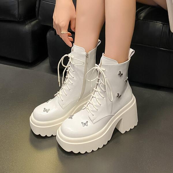 Elegant Handmade Leather Women’s Shoes: Craftsmanship Redefined.(EyunshangxYSC2958)