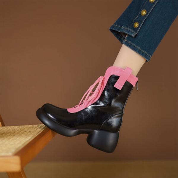 Luxury Handcrafted Genuine Leather Women's Shoes - Exquisite Quality(EyunshangxYSC2972)