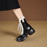 Luxury Handcrafted Genuine Leather Women's Shoes - Exquisite Quality(EyunshangxYSC2972)