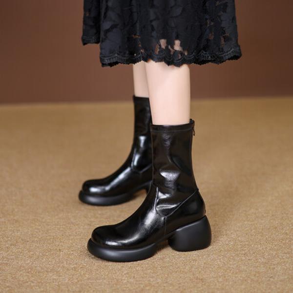 Handcrafted Luxury Leather Women's Shoes: Elegant Artistry & Quality(EyunshangxYSZ2636)