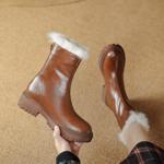 Handcrafted Luxury Leather Women's Shoes for Elegant Style(EyunshangxYS6104)