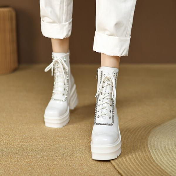 Handcrafted Luxury Leather Women's Shoes - Elegant Quality(EyunshangxYSM1605)