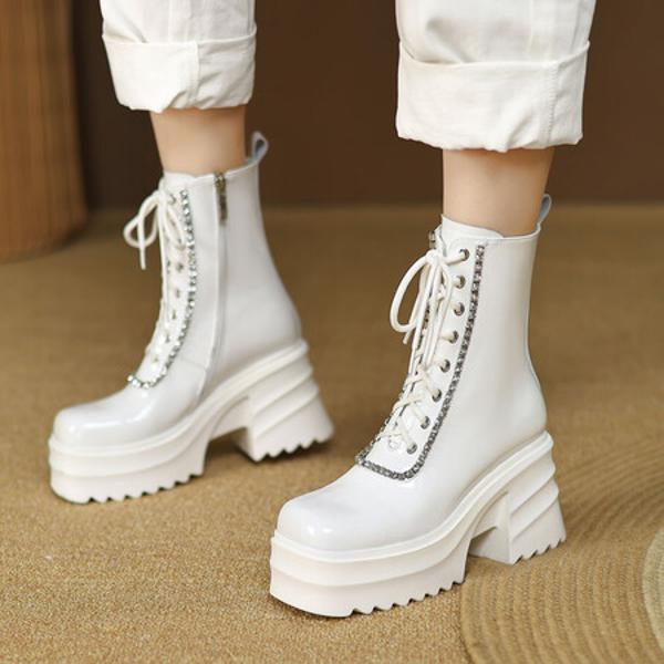 Handcrafted Luxury Leather Women's Shoes - Elegant Quality(EyunshangxYSM1605)