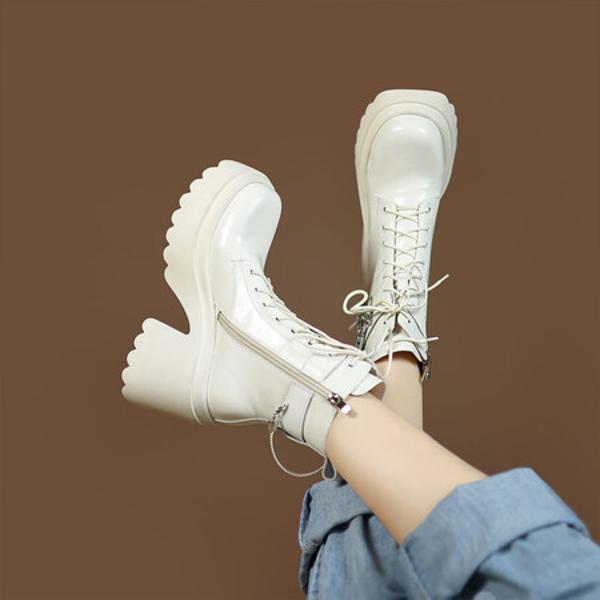 Handcrafted Luxury Genuine Leather Women's Shoes: Elegant Craftsmanship & Quality(EyunshangxYSC2967-2)