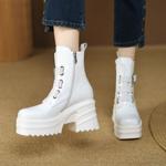 Elegant Handcrafted Leather Women's Shoes of Luxury Quality(EyunshangxYSM1606)