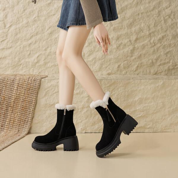 Elegant Handcrafted Leather Women’s Shoes: Luxurious Craftsmanship(EyunshangxYSC2335)