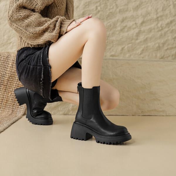 Handcrafted Genuine Leather Women's Shoes: Luxury, Quality, and Elegance(EyunshangxYSC2330)