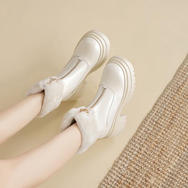 Handcrafted Genuine Leather Women's Shoes - Luxurious Elegance(EyunshangxYSC2334)