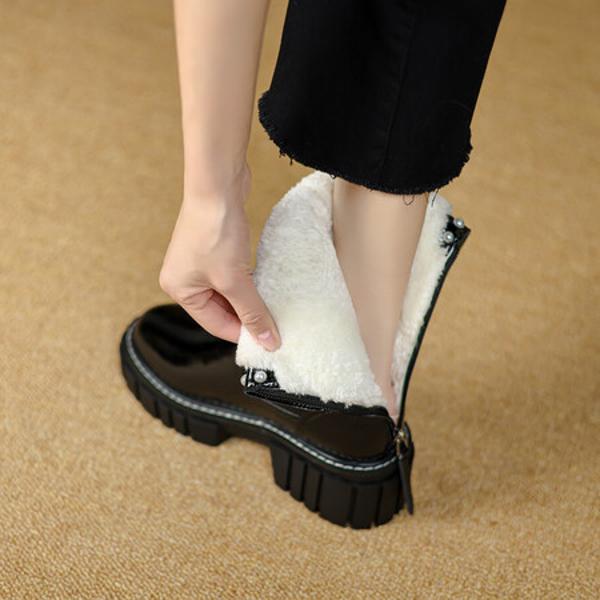 Handcrafted Leather Women's Shoes: Elevate Elegance with Luxury Quality(EyunshangxC2503-3)