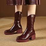 Handcrafted Luxury Leather Women’s Shoes: Elegant Craftsmanship(Eyunshangx2月-40)