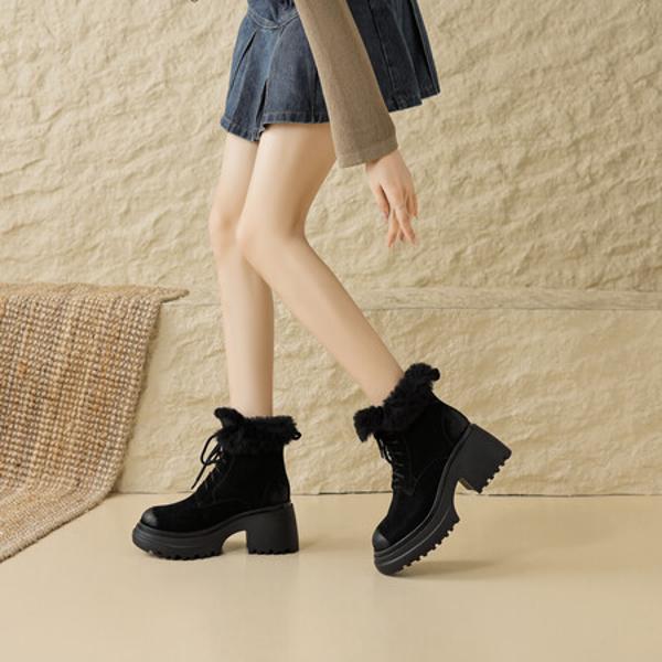 Handcrafted Luxury Sheepskin Women's Shoes: Elegance in Every Stitch(EyunshangxAC2327)