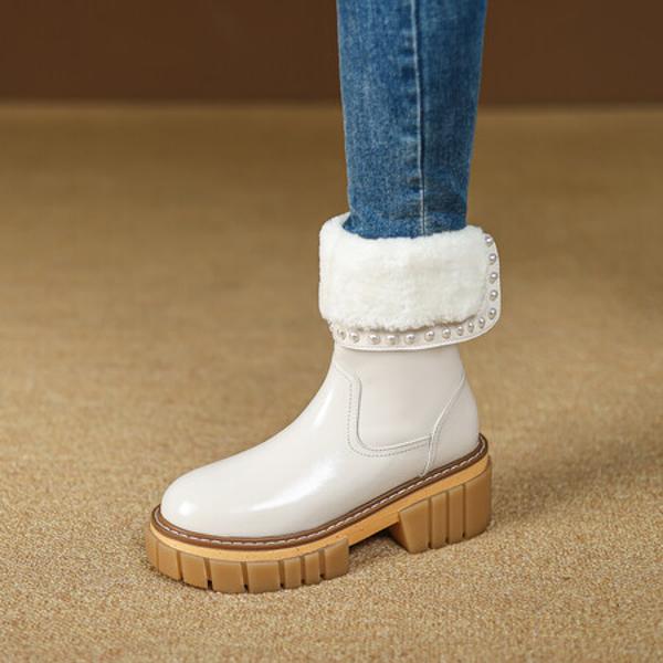 Elegant Handcrafted Leather Women's Shoes - Luxury Craftsmanship(EyunshangxAC2503)