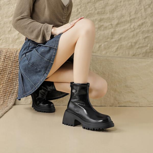 Elegant Handmade Leather Women's Shoes of Superior Craftsmanship(EyunshangxZ2329)