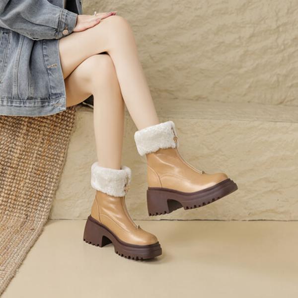 Handcrafted Luxury Genuine Leather Women's Shoes - Timeless Elegance and Quality(EyunshangxZ2334)