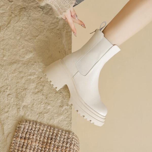 Timeless Elegance: Handcrafted Genuine Leather Women's Shoes of Exquisite Quality(EyunshangxW2330)