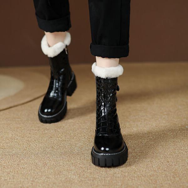 Handcrafted Luxury Leather Women’s Shoes - Unmatched Elegance(EyunshangxU6105)