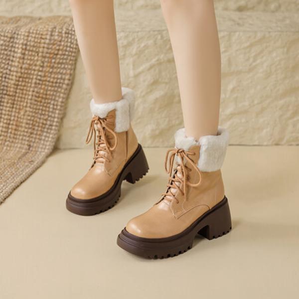 Handcrafted Luxurious Leather Women's Shoes with Elegance(EyunshangxS2332)