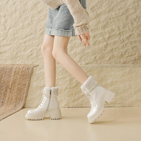 Handcrafted Luxurious Leather Women's Shoes with Elegance(EyunshangxS2332)