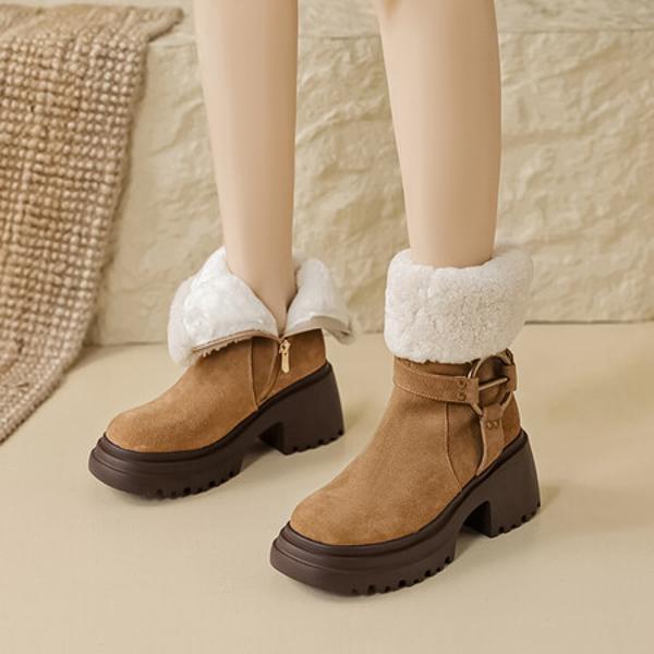 Elegant Handcrafted Genuine Leather Women's Shoes - Luxurious Quality(EyunshangxU-2331)