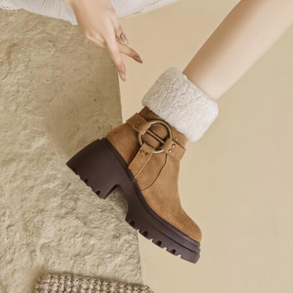 Handcrafted Genuine Leather Women's Shoes: Elegant Luxury with Superior Craftsmanship(EyunshangxB-2331)