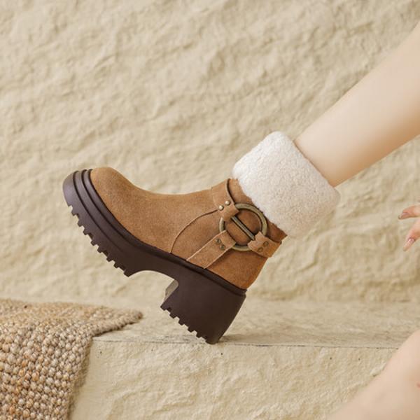 Handcrafted Genuine Leather Women's Shoes: Elegant Luxury with Superior Craftsmanship(EyunshangxB-2331)