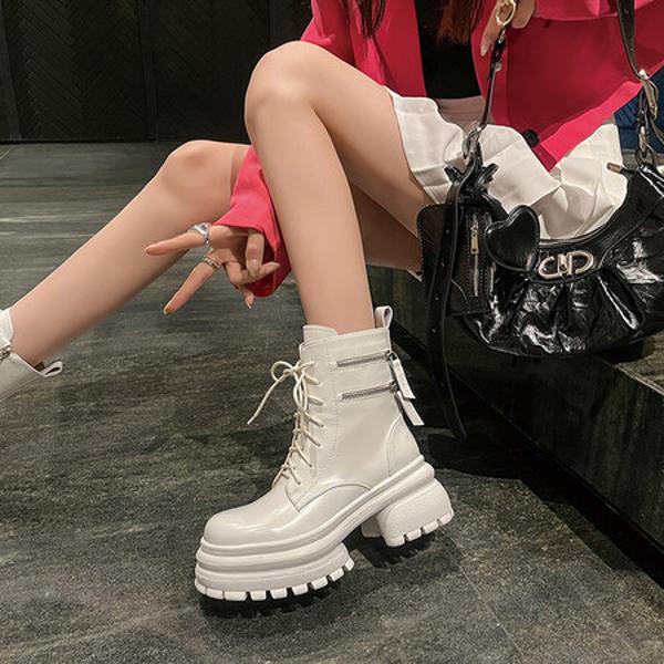 Handcrafted Leather Women's Shoes: Exquisite Elegance & Luxury(EyunshangxC2307-1)