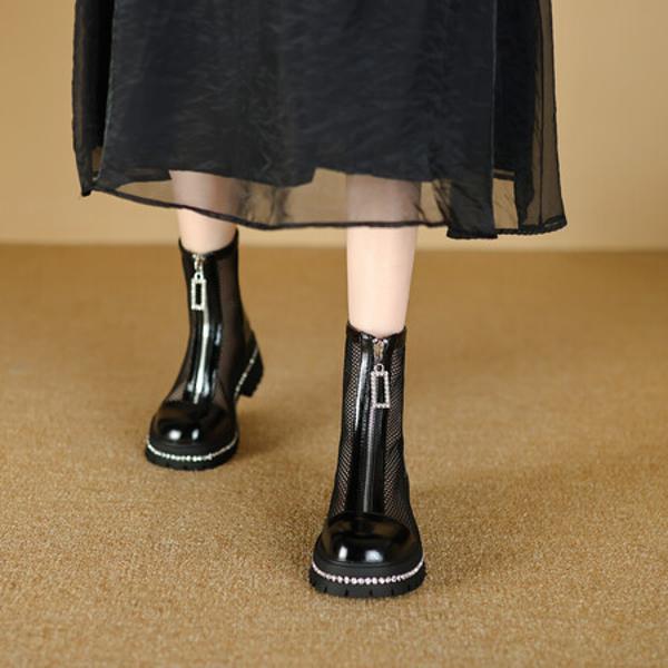 Handcrafted Leather Women’s Shoes: Exquisite Quality, Timeless Elegance, Luxe Craftsmanship(EyunshangxM2877-1)