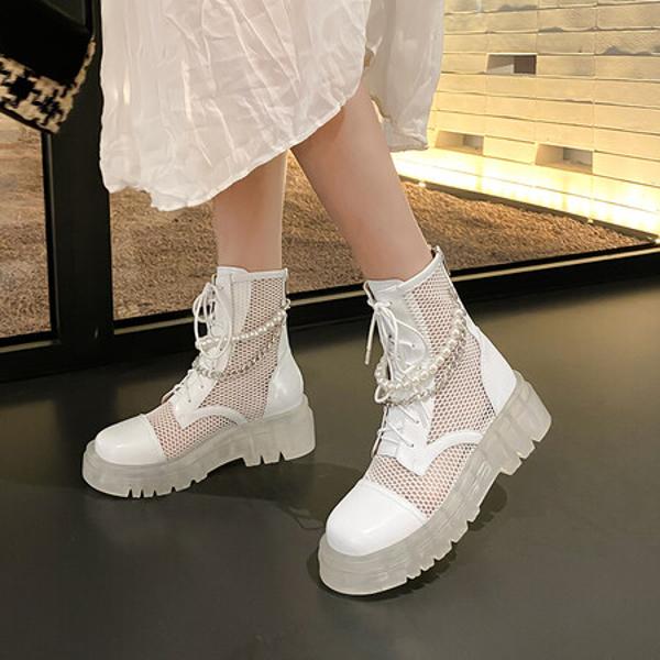 Elegant Handcrafted Genuine Leather Women's Shoes(Eyunshangx1月-88)