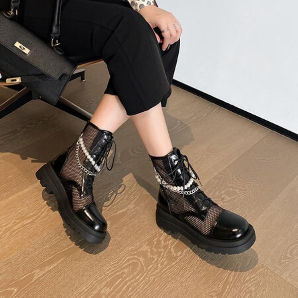 Elegant Handcrafted Genuine Leather Women's Shoes(Eyunshangx1月-88)