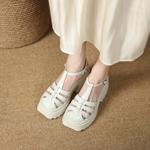 Handcrafted Luxury Leather Women's Shoes: Elegance in Every Stitch(EyunshangxM3114)