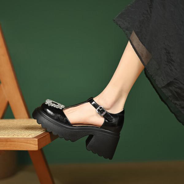 Handcrafted Luxury Leather Women's Shoes: Elegance in Every Stitch(EyunshangxC2933)